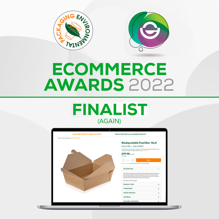 We're finalists (again) at the eCommerce Awards 2022