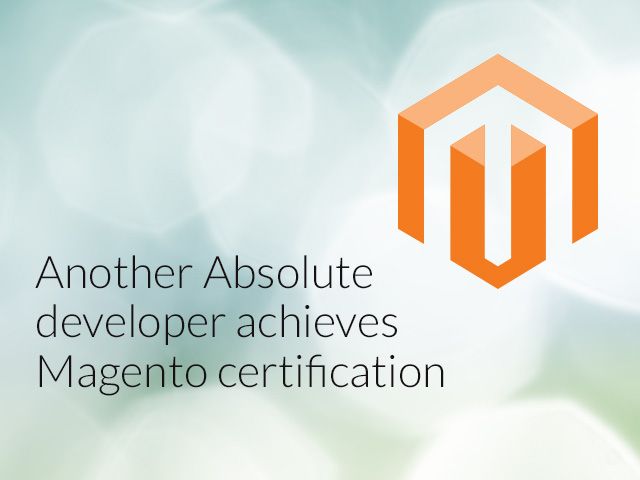 Absolute developer achieves Magento certification