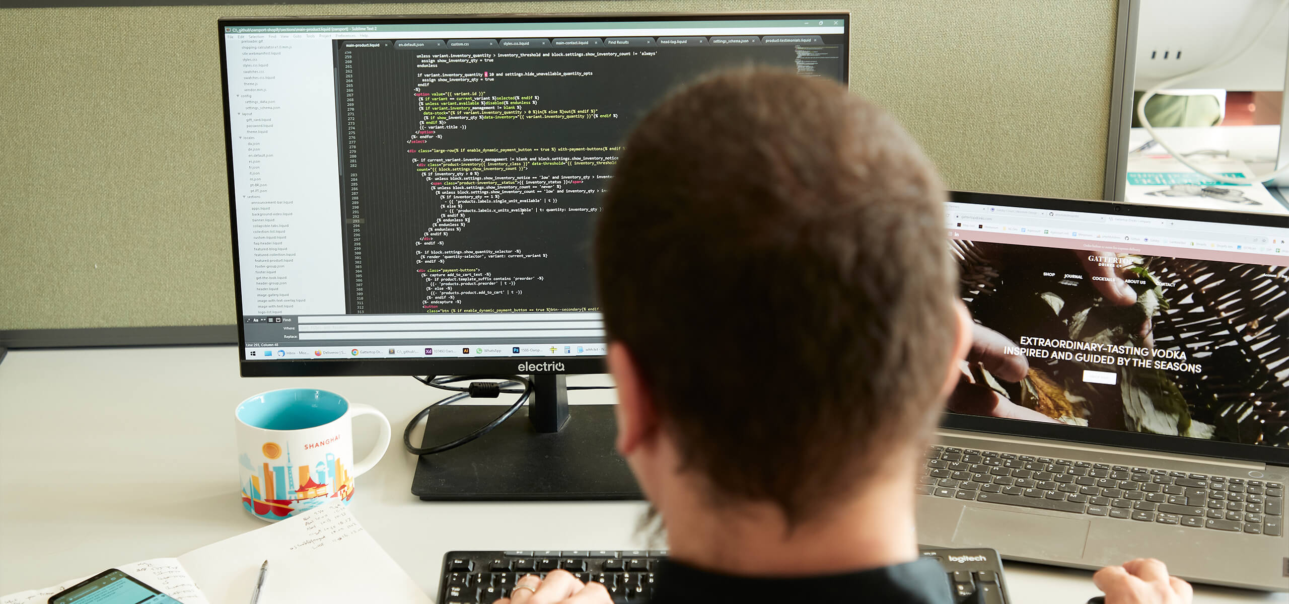 Frontend development
